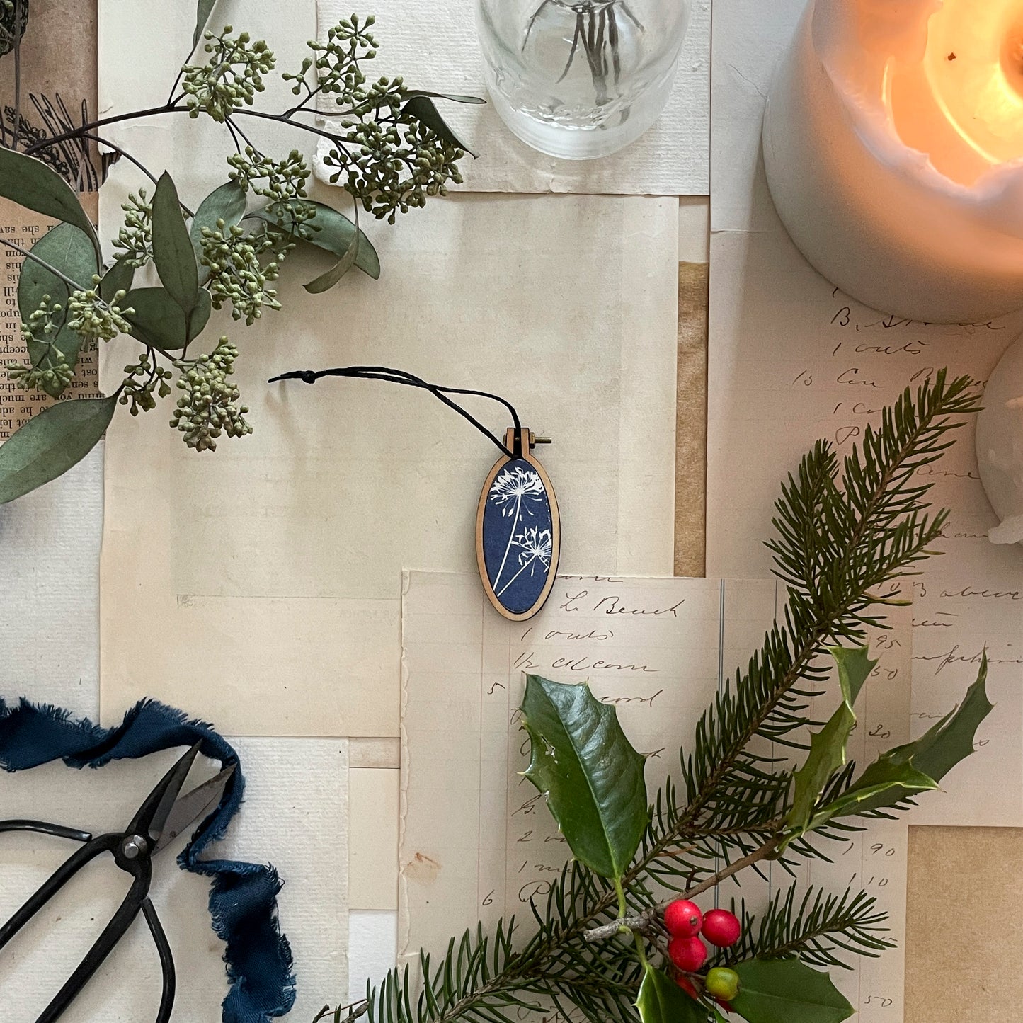 Pom Pom Ornament