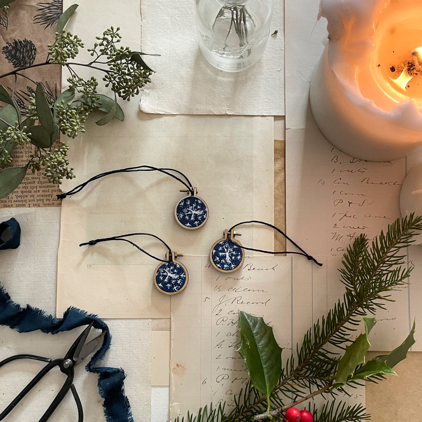 Snowflake Ornament - SET OF 3