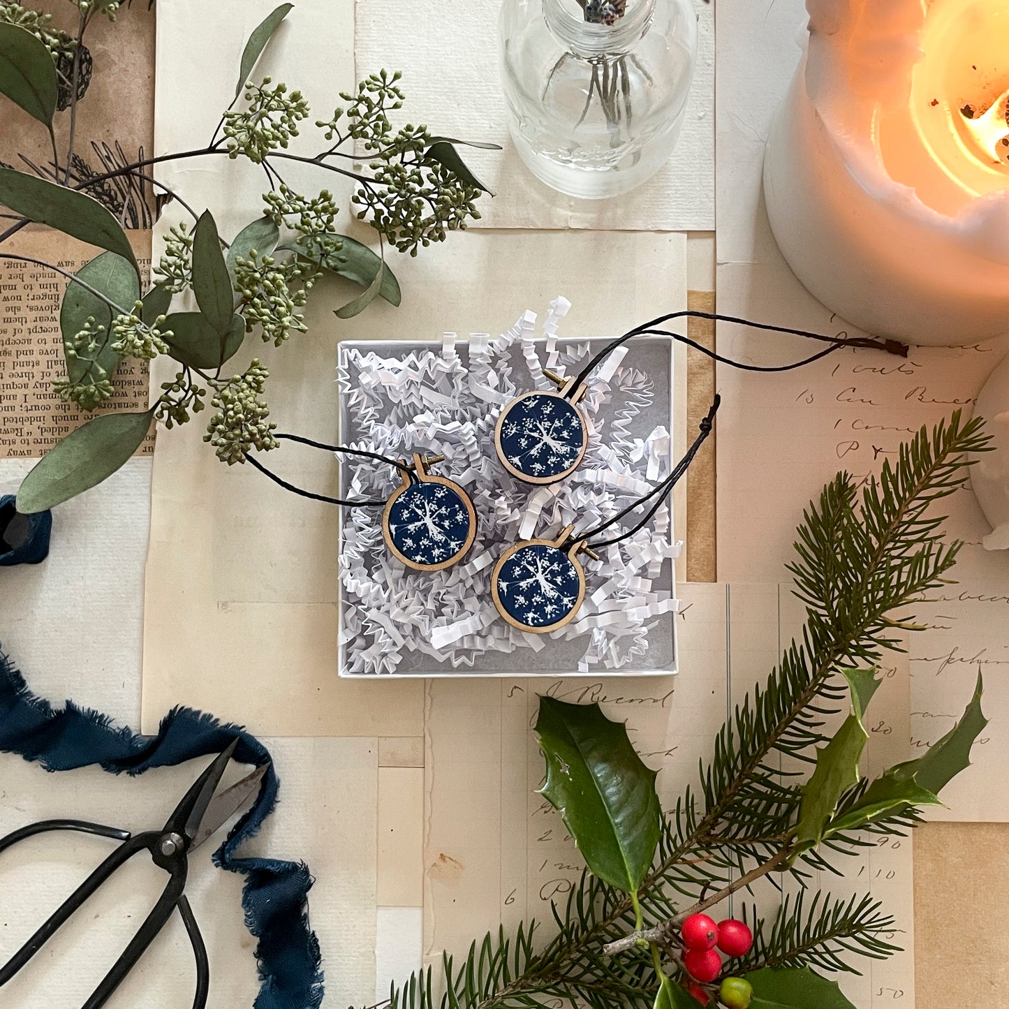 Snowflake Ornament - SET OF 3