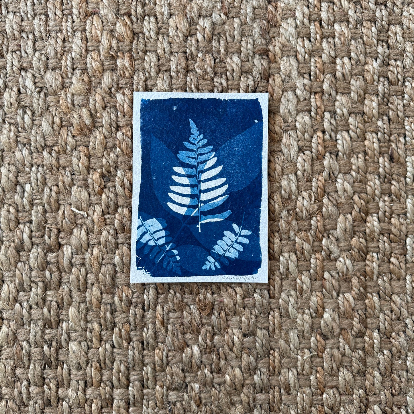 Fern Double Exposure - 5" x 7" - UNFRAMED