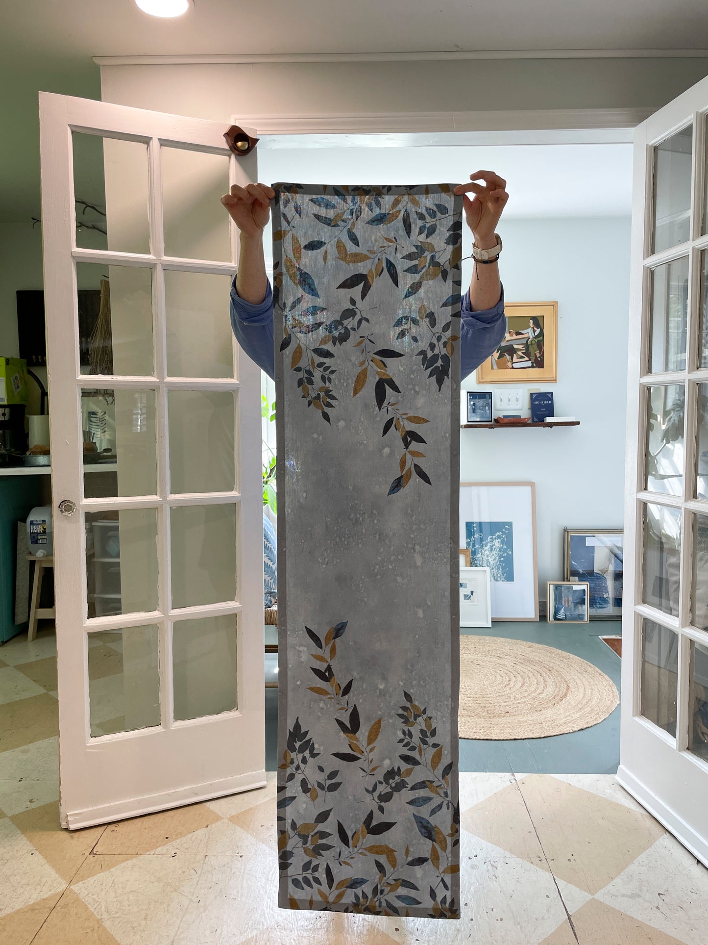 Nandina Table Runner - SKY