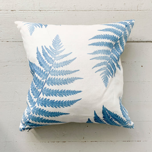 Linen Fern Pillow - 18" x 18"