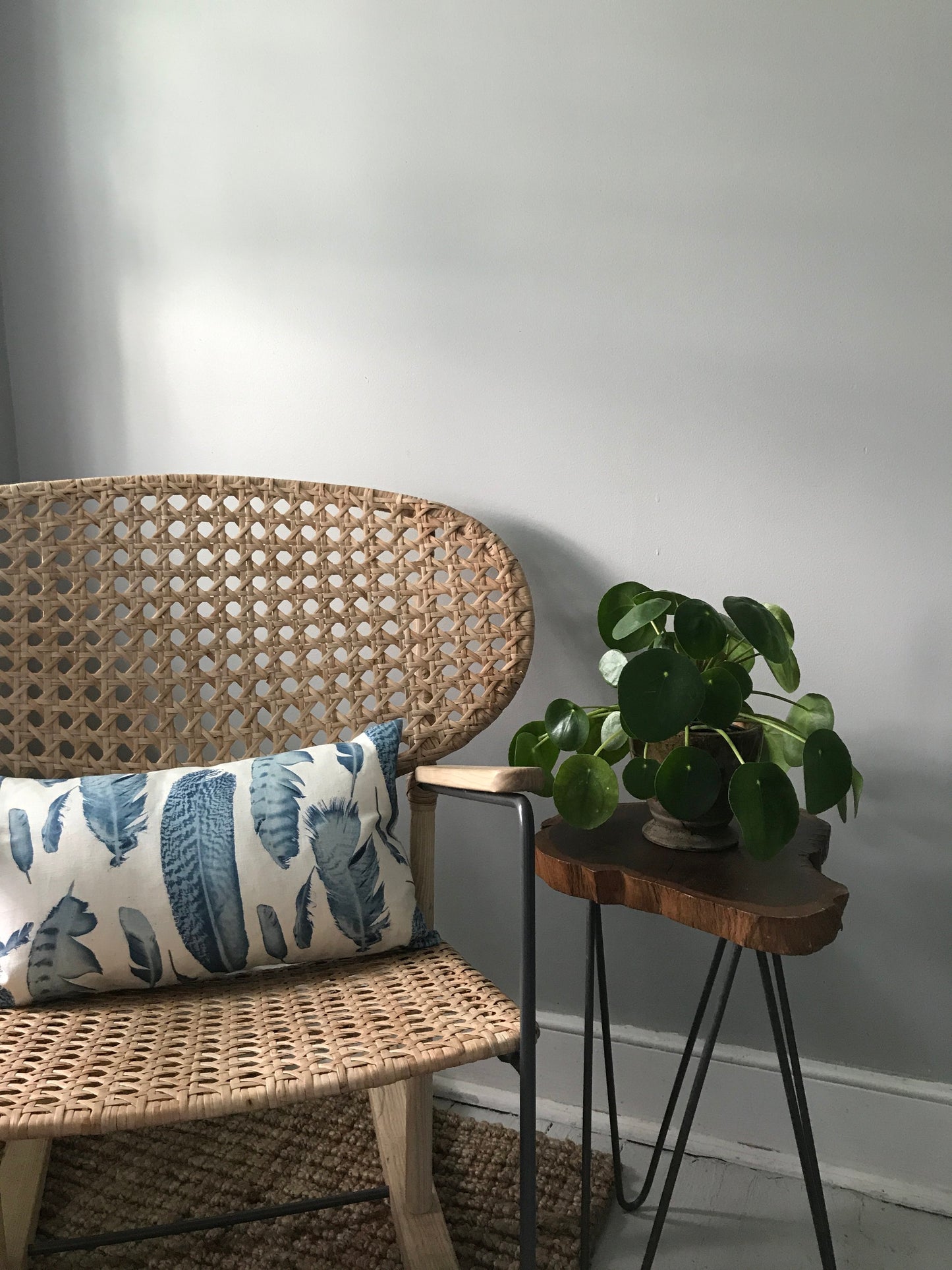 Linen Feather Pillow - 20" x 12"