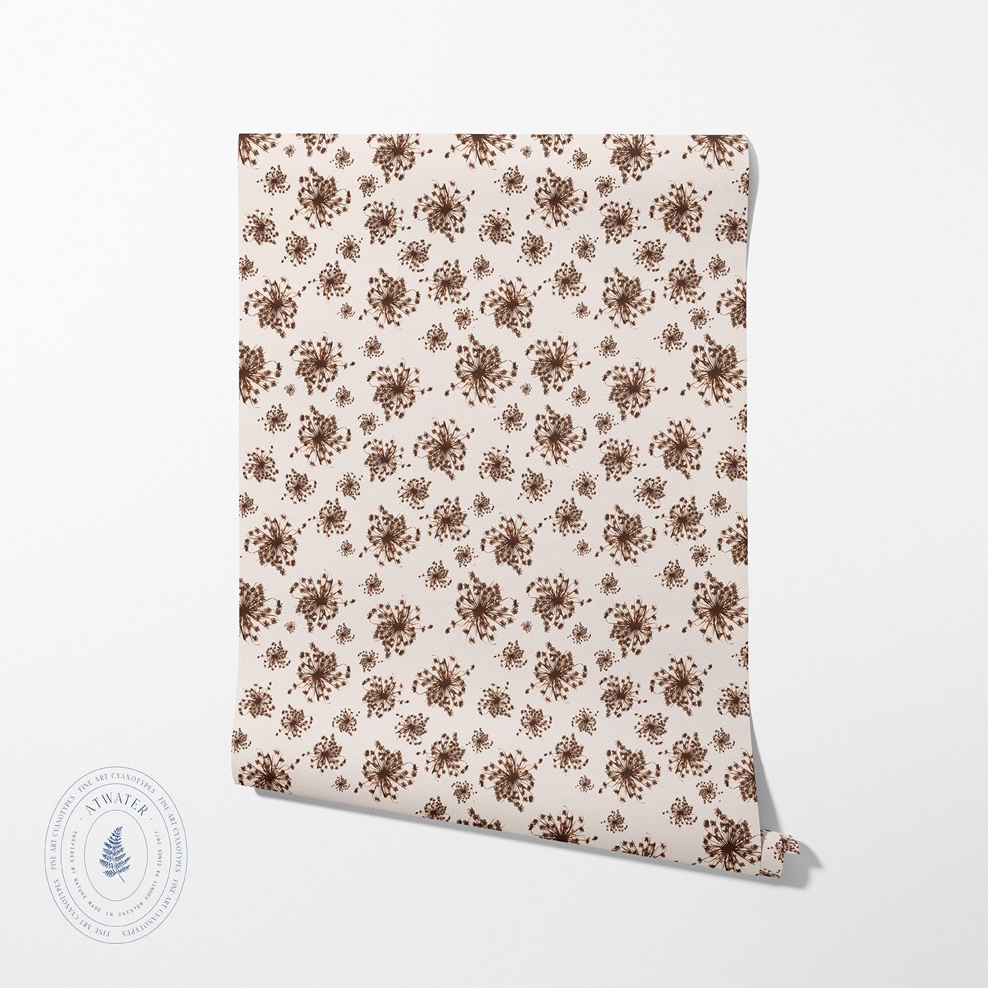 Starburst Wallpaper in Linen