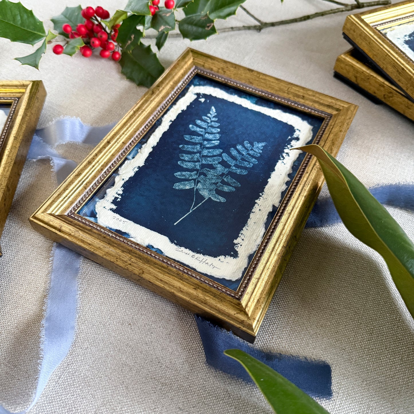 Willow Springs Specimens 8 - Gold Framed Original