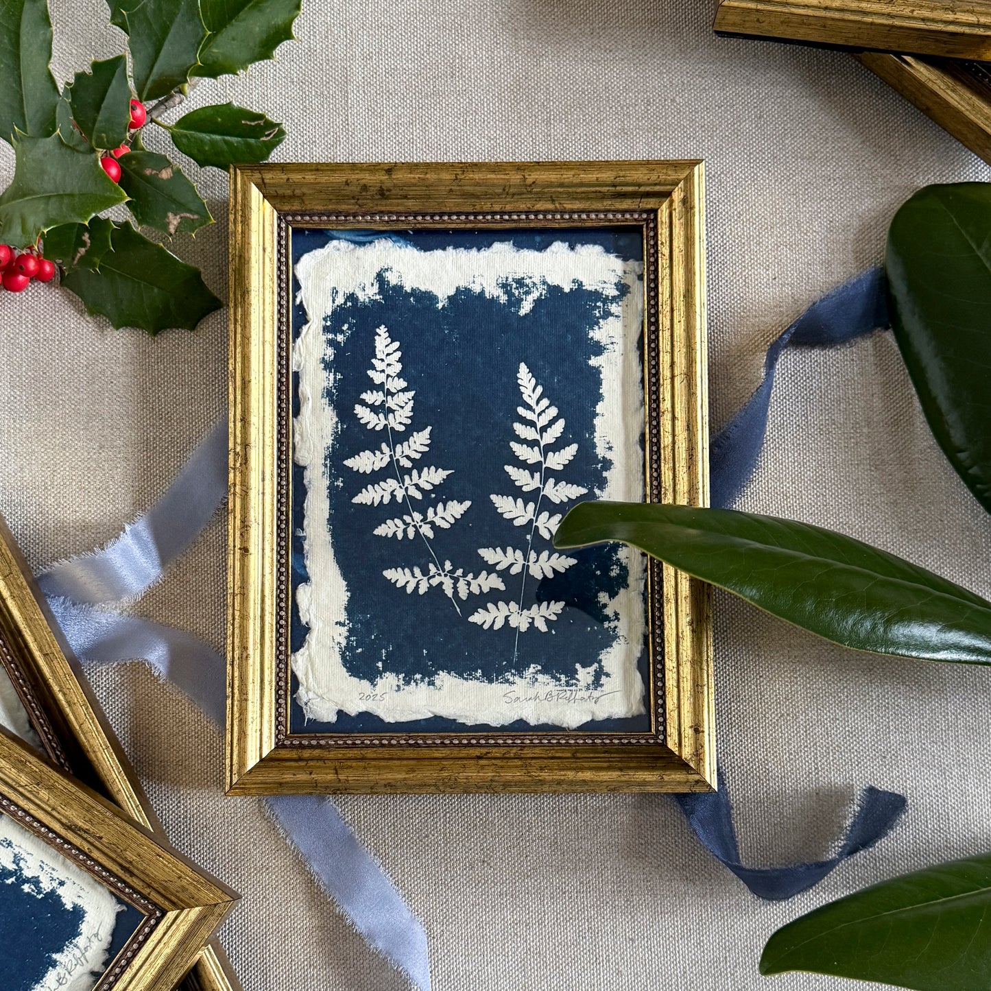 Willow Springs Specimens 6 - Gold Framed Original