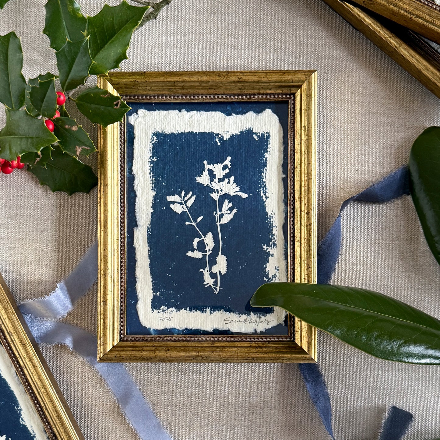 Willow Springs Specimens 5 - Gold Framed Original