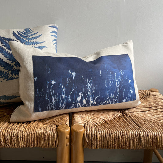 Linen Field of Dreams Pillow