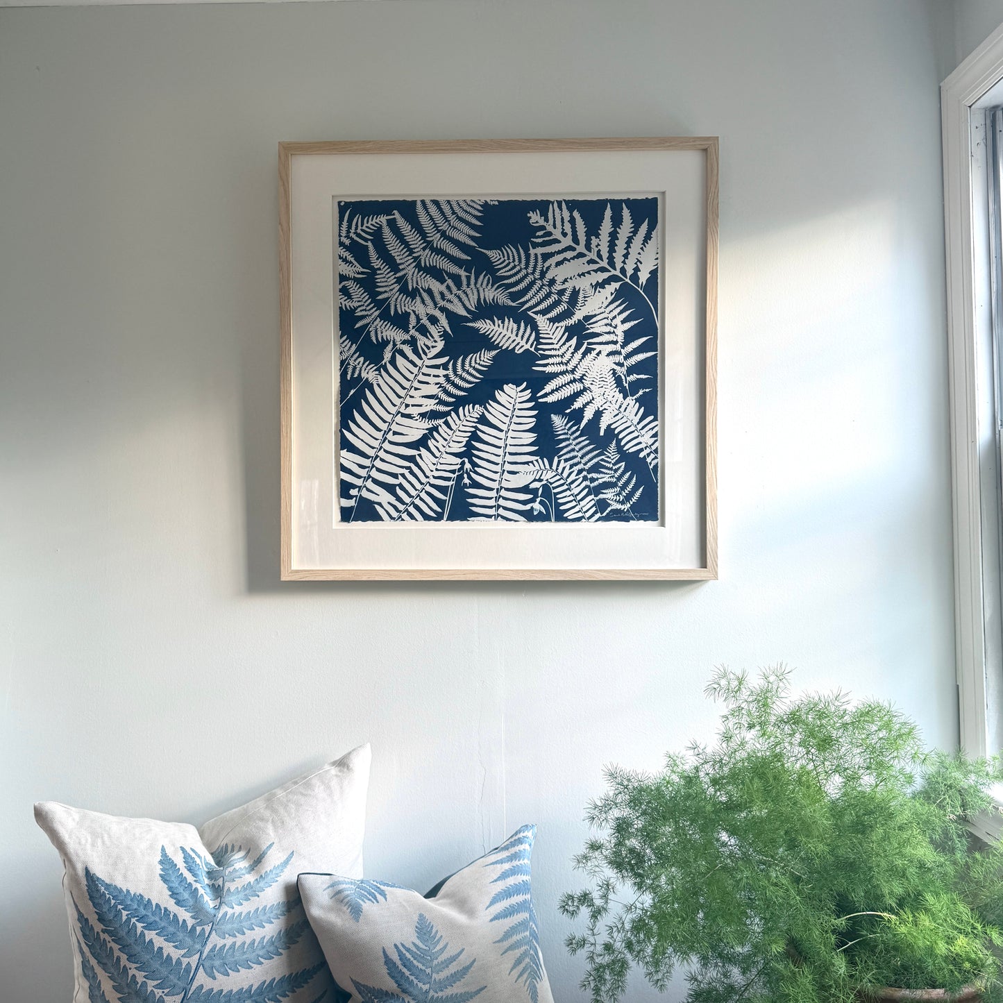 Fern Kaleidoscope - FRAMED