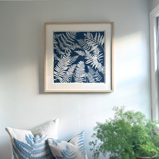 Fern Kaleidoscope - FRAMED