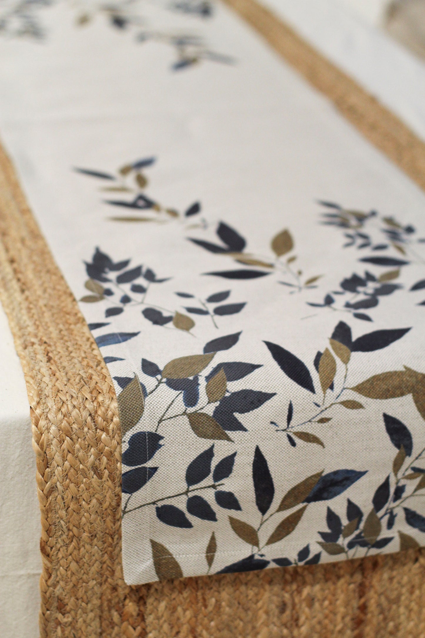 Nandina Table Runner - OATMEAL