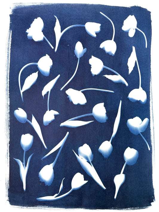 Tulip Dance no. 1 - 22" x 30" - UNFRAMED
