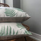 Linen Fern Pillow in Green - 18" x 18"